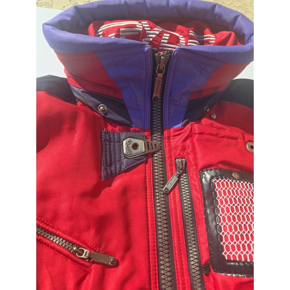 Vintage 90's Spyder USA Entrant GII Thinsulate Lite Loft Ski Jacket Men's L Red - Picture 9 of 16